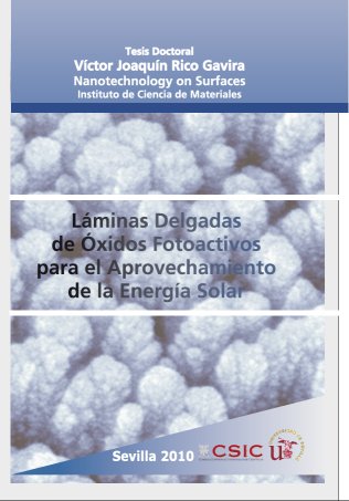 Láminas Delgadas de Óxidos Fotoactivos para el Aprovechamiento de Energía Solar